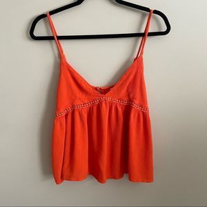 ASOS Orange Tank Top Size 8